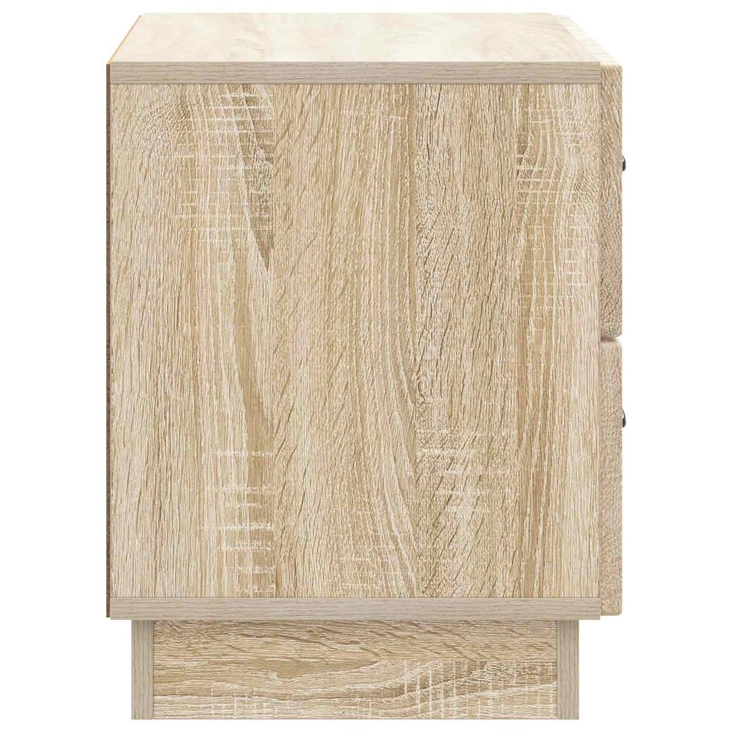 vidaXL Bedside Cabinet Sonoma Oak 62 x 34.5 x 44.5 cm Engineered Wood