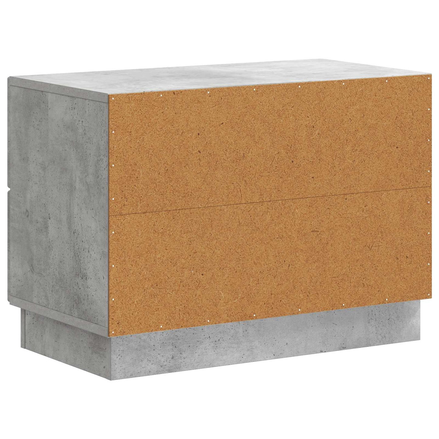 vidaXL Bedside Cabinet with Drawer Concrete Grey 62 x 34.5 x 44.5 cm