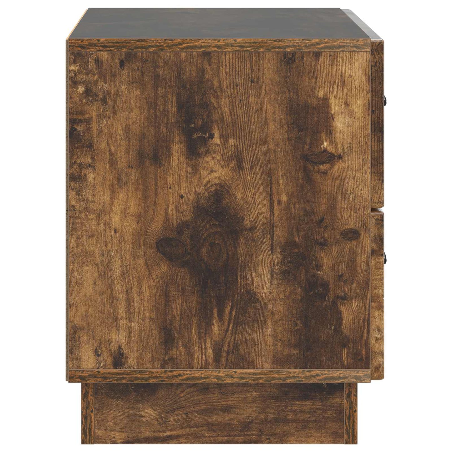 vidaXL Bedside Cabinet Smoked Oak 62 x 34.5 x 44.5 cm Engineered Wood