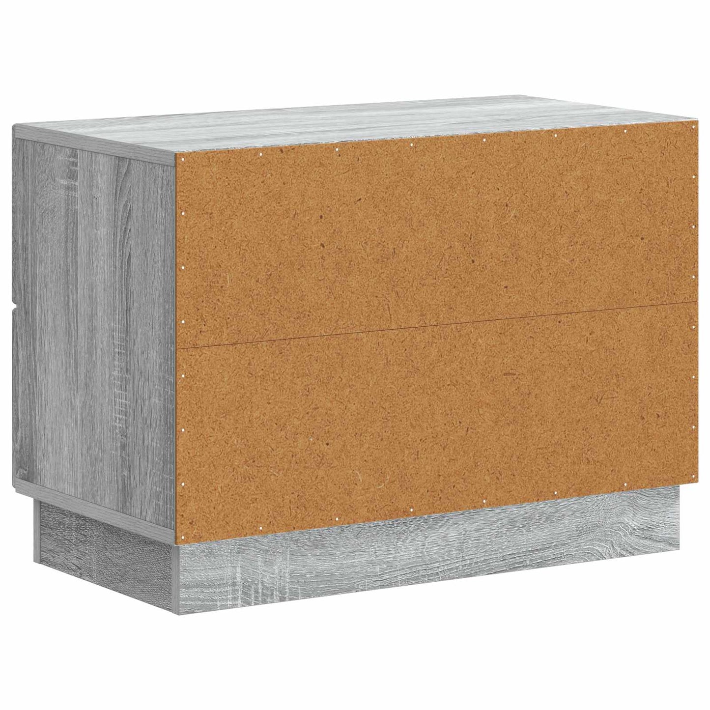 vidaXL Bedside Cabinet Grey Sonoma 62 x 34.5 x 44.5 cm Engineered Wood