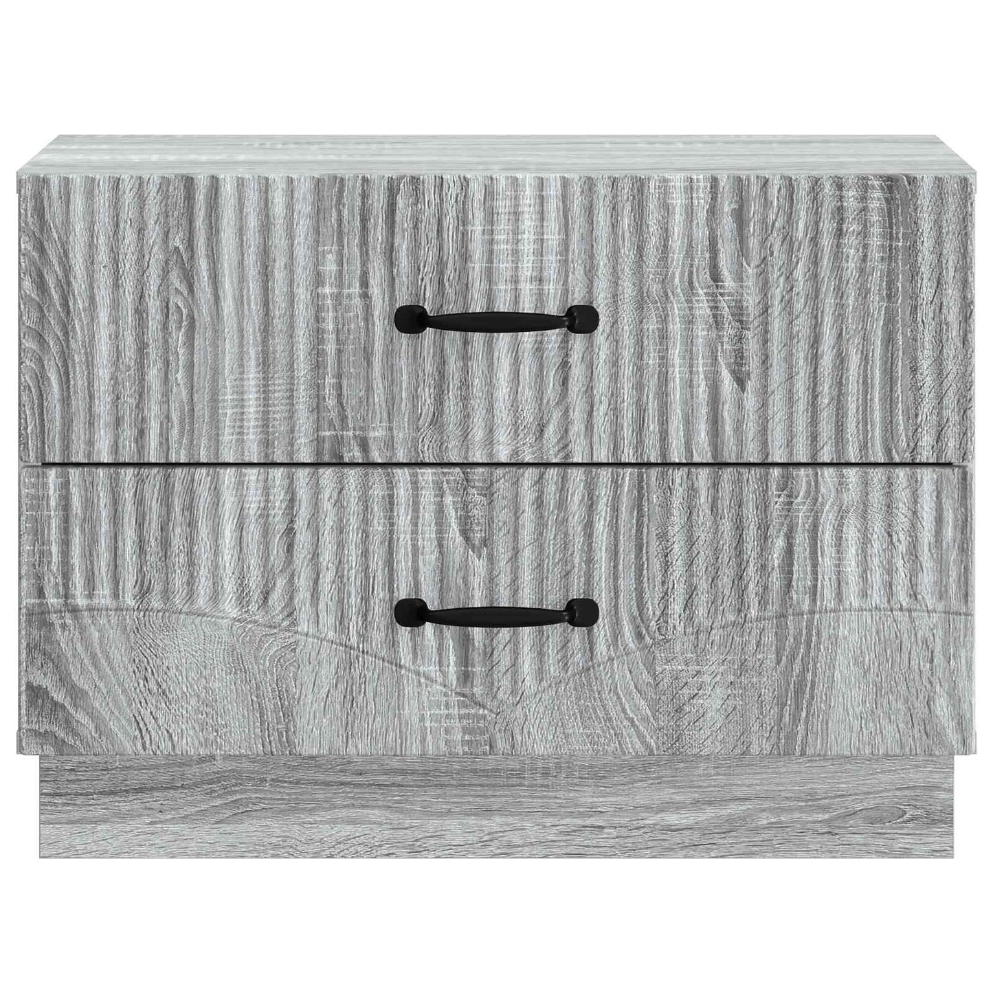 vidaXL Bedside Cabinet Grey Sonoma 62 x 34.5 x 44.5 cm Engineered Wood