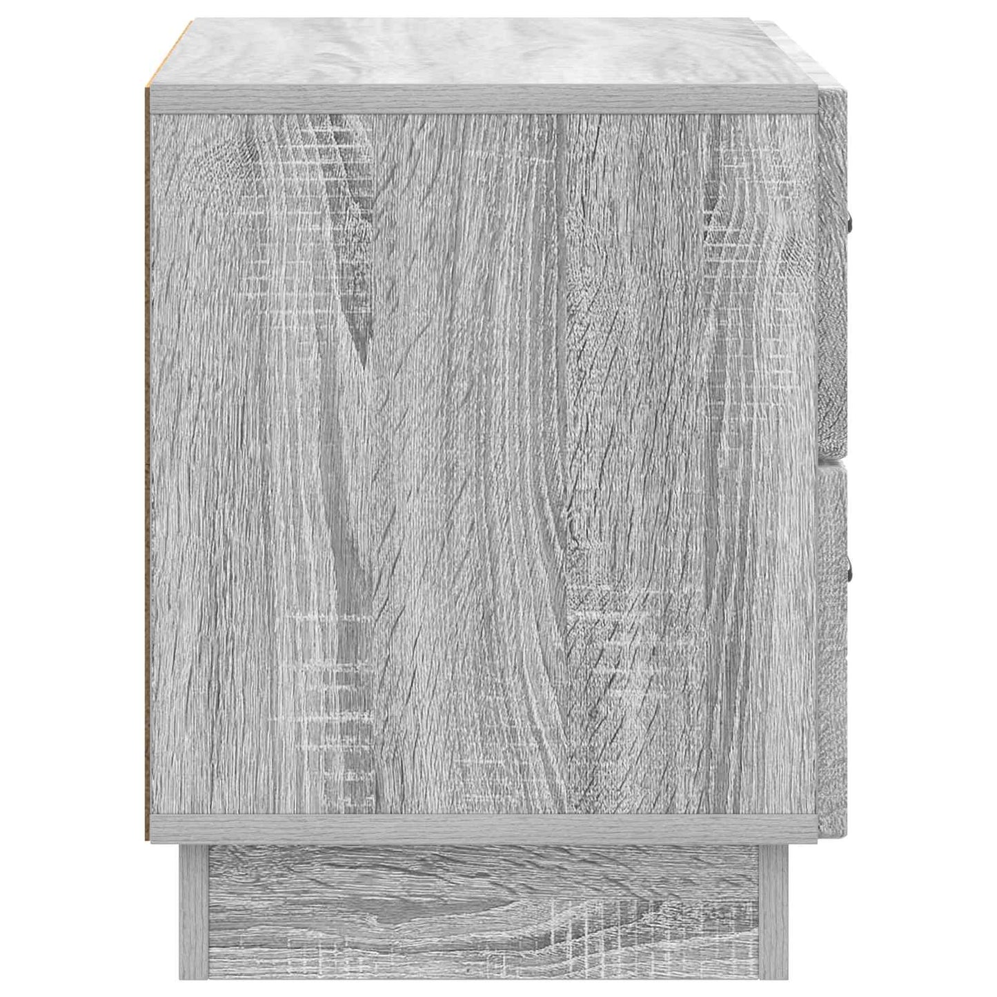 vidaXL Bedside Cabinet Grey Sonoma 62 x 34.5 x 44.5 cm Engineered Wood