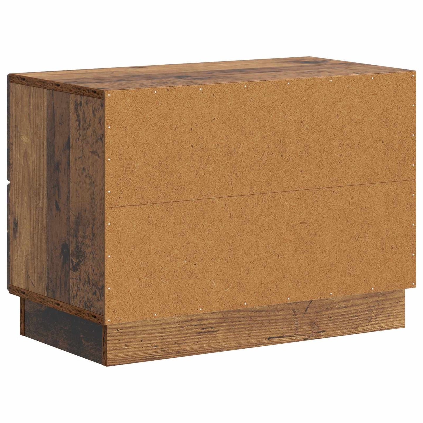 vidaXL Bedside Cabinet Old Wood 62 x 34.5 x 44.5 cm Engineered Wood