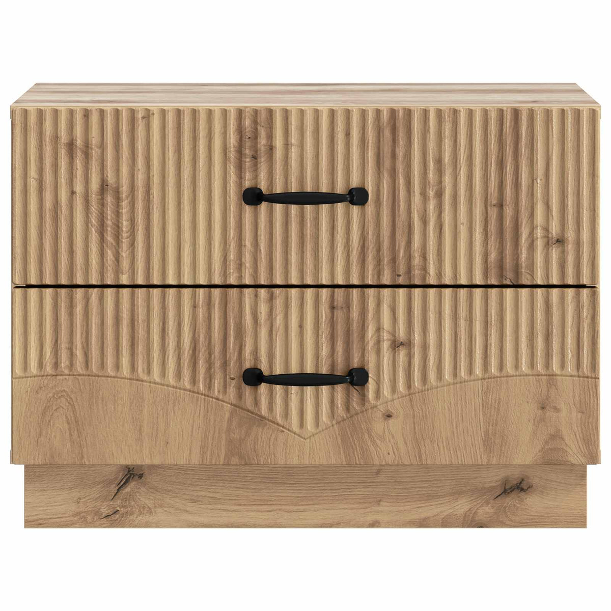 vidaXL Bedside Cabinet Artisan Oak 62 x 34.5 x 44.5 cm Engineered Wood
