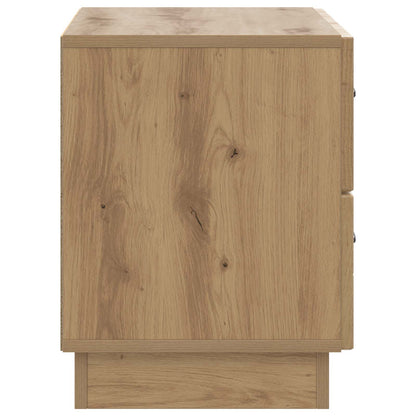 vidaXL Bedside Cabinet Artisan Oak 62 x 34.5 x 44.5 cm Engineered Wood