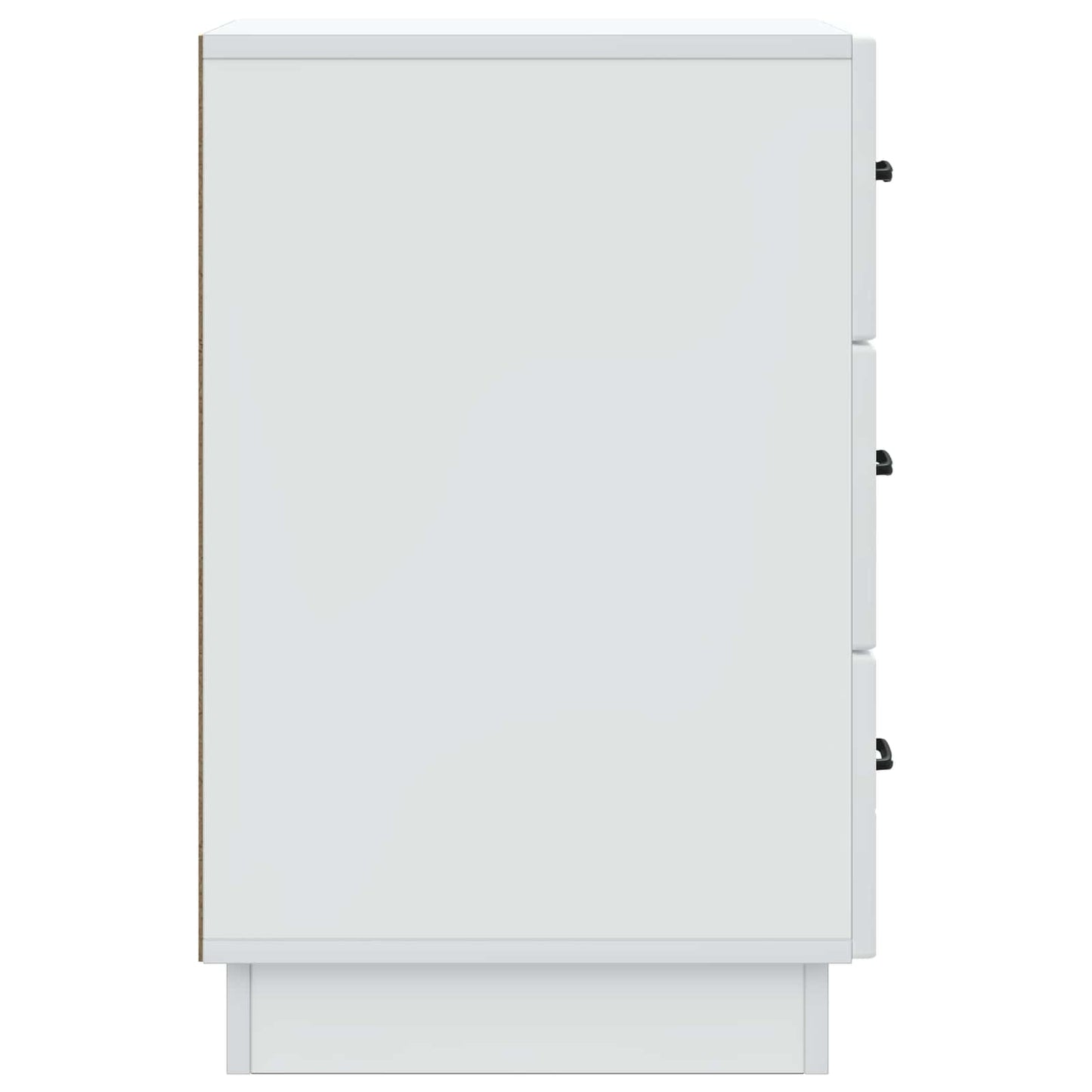 vidaXL Bedside Cabinet White 43 x 41 x 63.5 cm Engineered Wood