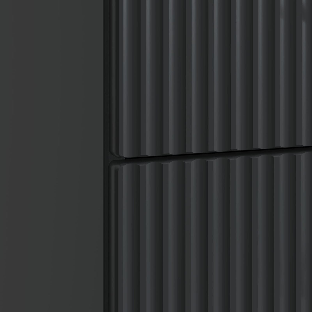 vidaXL Bedside Cabinet Black 43 x 41 x 63.5 cm Engineered Wood