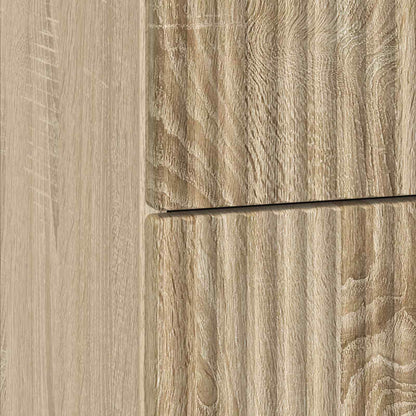 vidaXL Bedside Cabinet Sonoma Oak 43 x 41 x 63.5 cm Engineered Wood