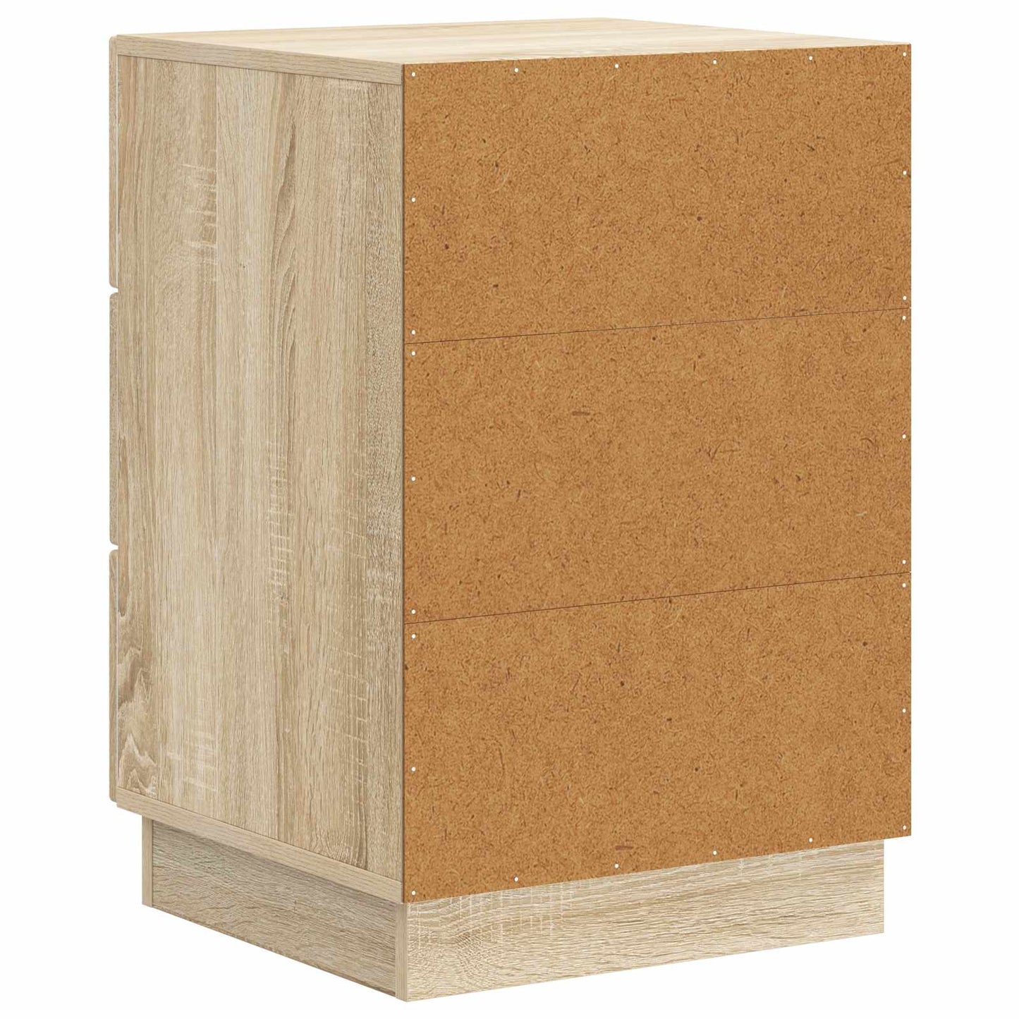 vidaXL Bedside Cabinet Sonoma Oak 43 x 41 x 63.5 cm Engineered Wood