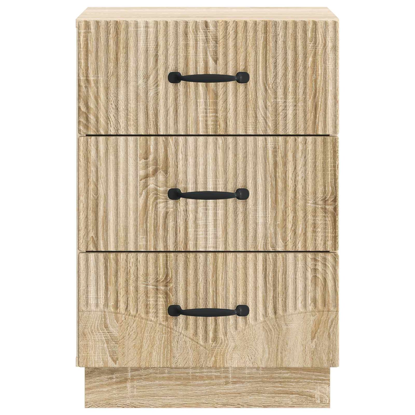 vidaXL Bedside Cabinet Sonoma Oak 43 x 41 x 63.5 cm Engineered Wood