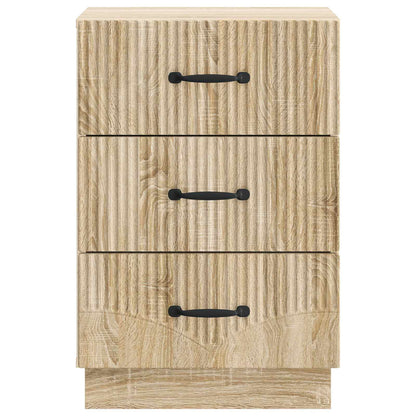 vidaXL Bedside Cabinet Sonoma Oak 43 x 41 x 63.5 cm Engineered Wood