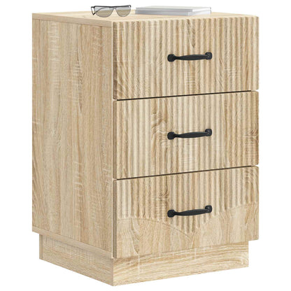 vidaXL Bedside Cabinet Sonoma Oak 43 x 41 x 63.5 cm Engineered Wood