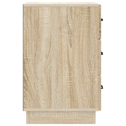 vidaXL Bedside Cabinet Sonoma Oak 43 x 41 x 63.5 cm Engineered Wood