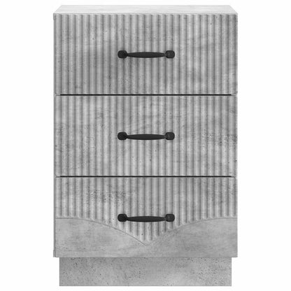 vidaXL Bedside Cabinet Concrete Grey 43 x 41 x 63.5 cm Engineered Wood