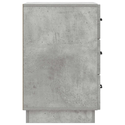 vidaXL Bedside Cabinet Concrete Grey 43 x 41 x 63.5 cm Engineered Wood