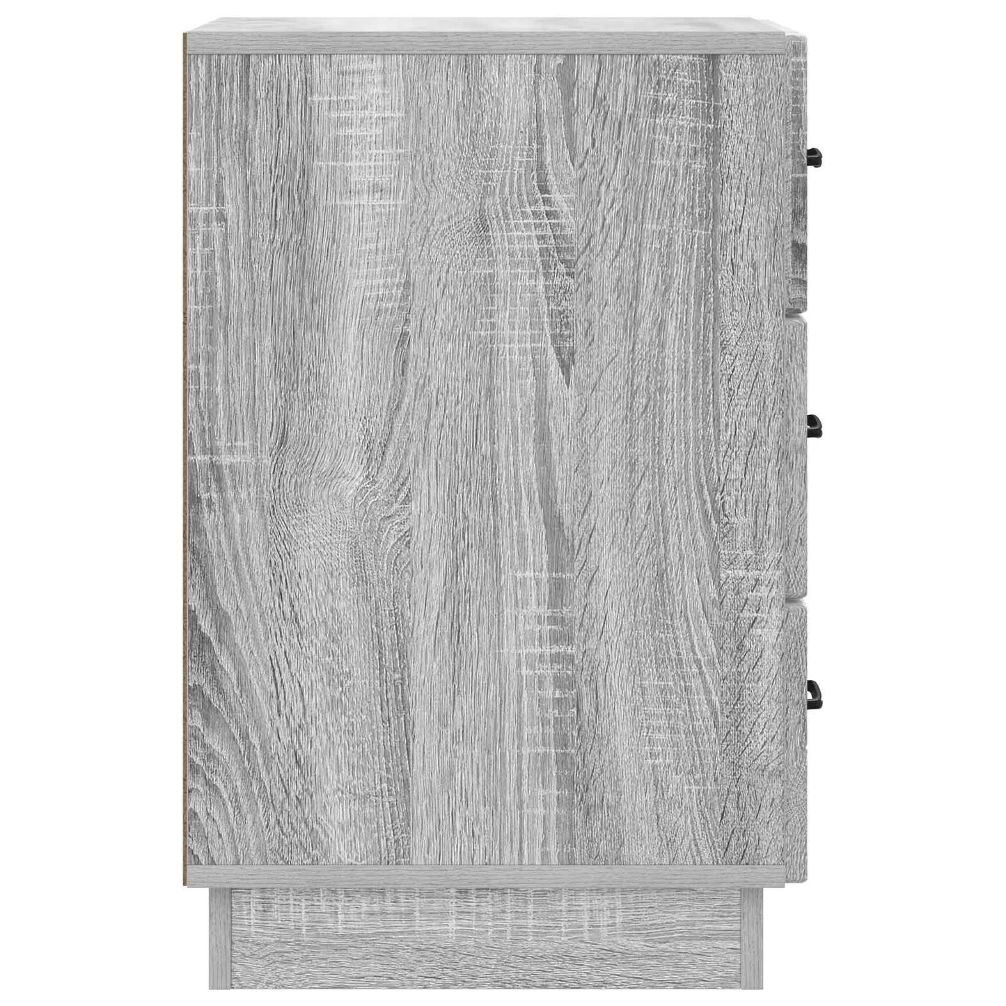 vidaXL Bedside Cabinet Grey Sonoma 43 x 41 x 63.5 cm Engineered Wood