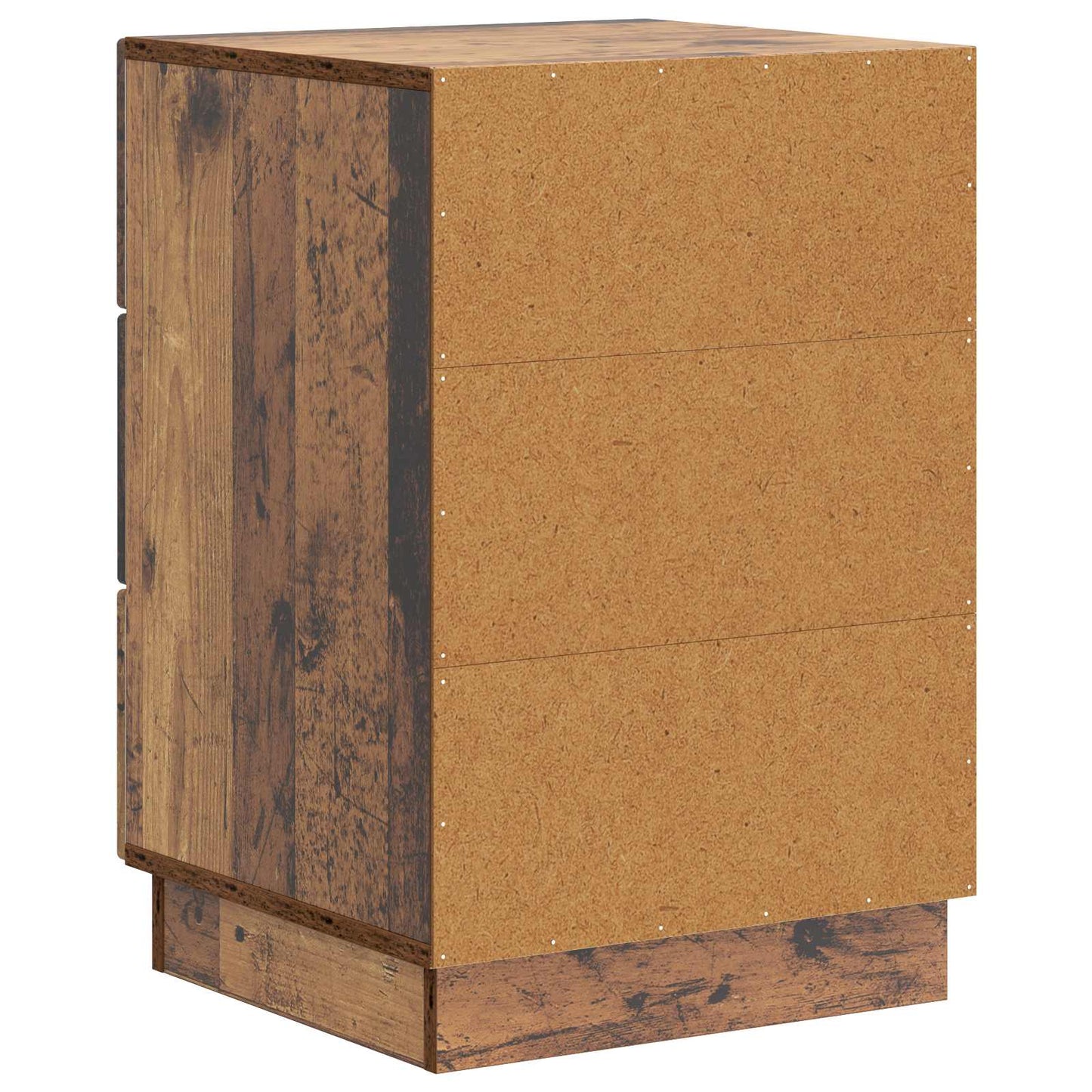 vidaXL Bedside Cabinet Old Wood 43 x 41 x 63.5 cm Engineered Wood