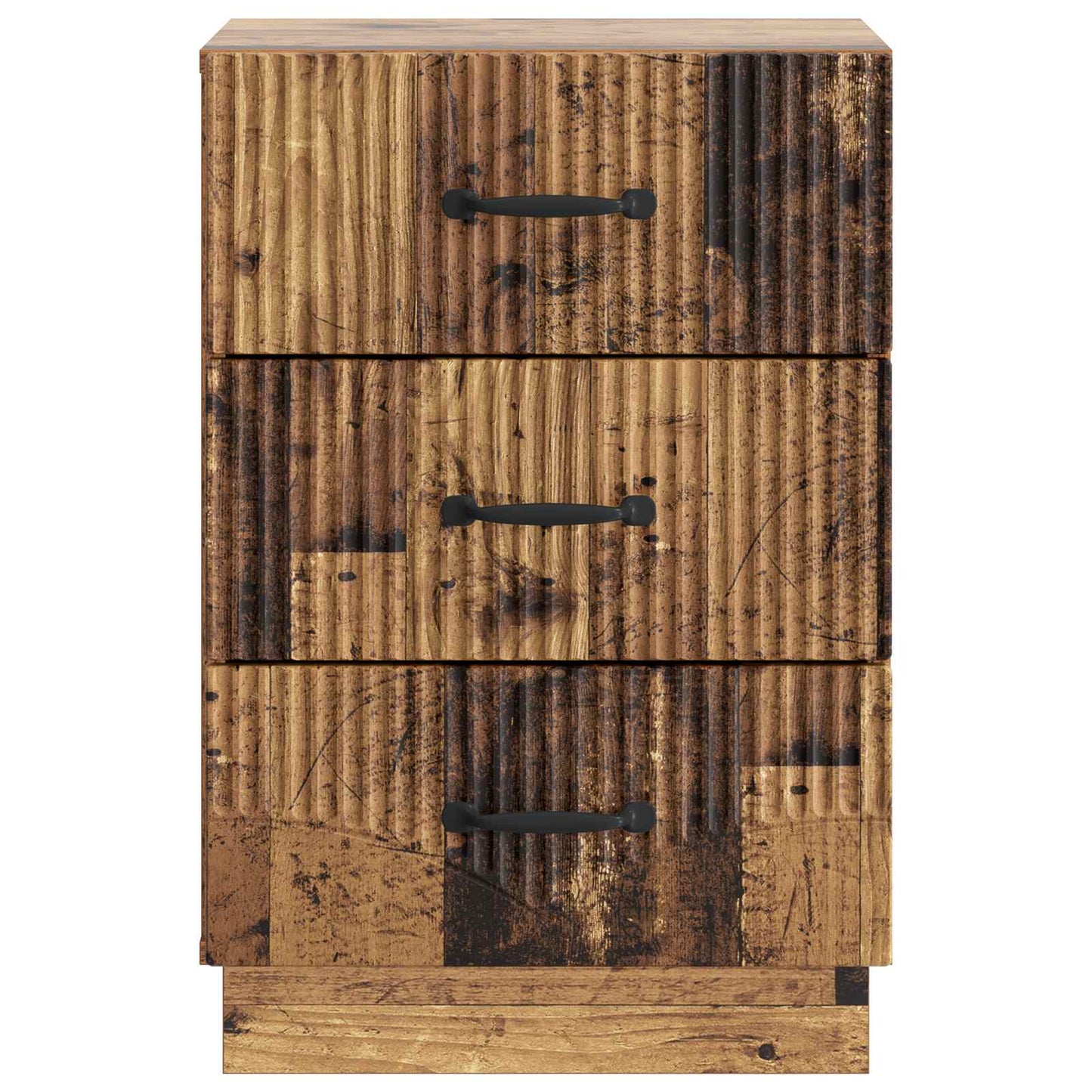 vidaXL Bedside Cabinet Old Wood 43 x 41 x 63.5 cm Engineered Wood