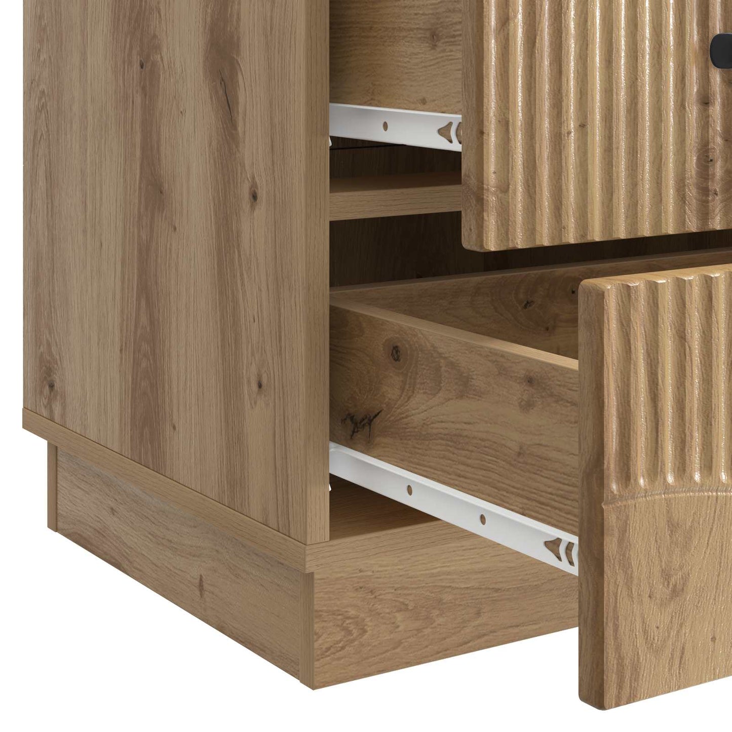 vidaXL Bedside Cabinet Artisan Oak 43 x 41 x 63.5 cm Engineered Wood