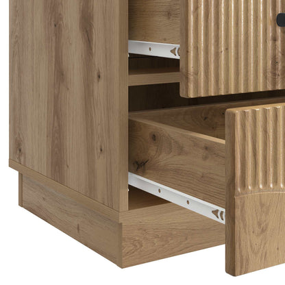 vidaXL Bedside Cabinet Artisan Oak 43 x 41 x 63.5 cm Engineered Wood