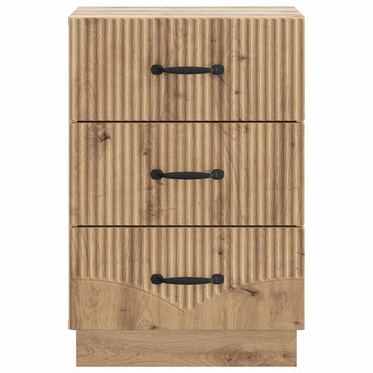 vidaXL Bedside Cabinet Artisan Oak 43 x 41 x 63.5 cm Engineered Wood