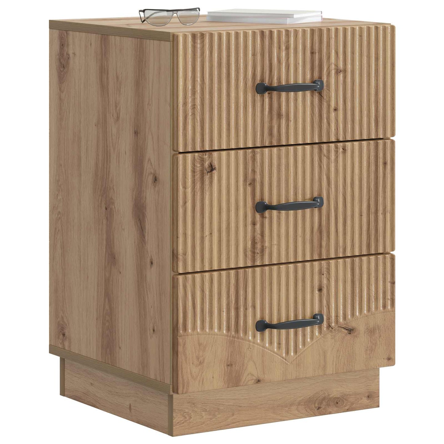 vidaXL Bedside Cabinet Artisan Oak 43 x 41 x 63.5 cm Engineered Wood