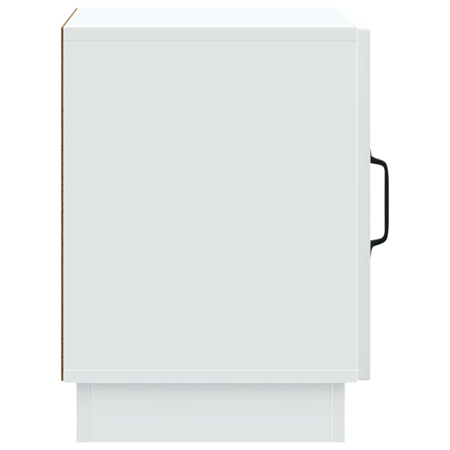 vidaXL Bedside Table White 43 x 34.5 x 47 cm Engineered Wood