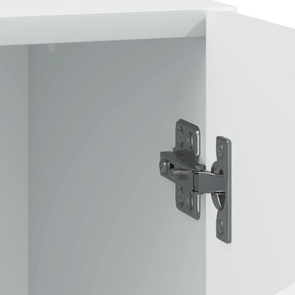 vidaXL Bedside Table 2 pcs White 43 x 34.5 x 47 cm Engineered Wood