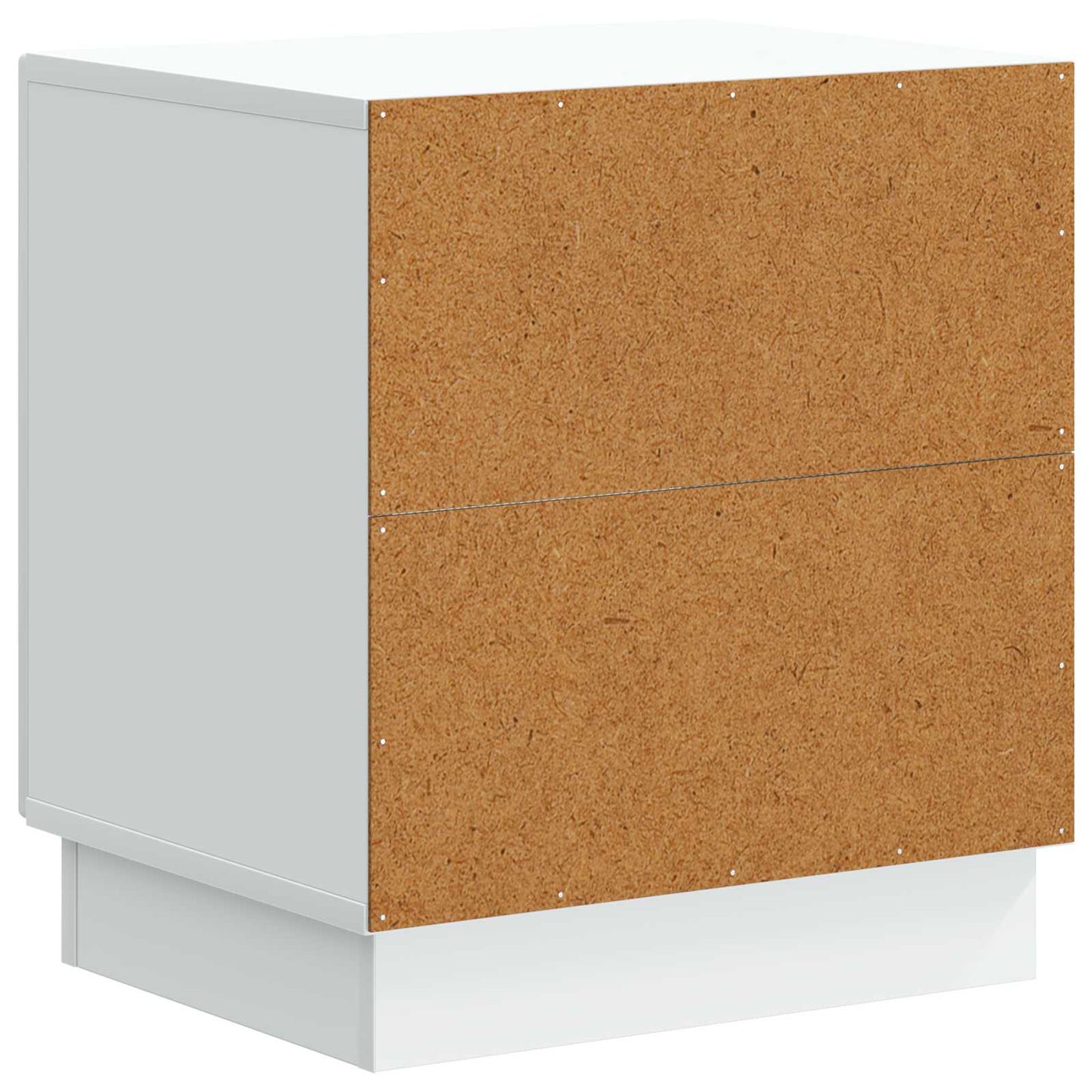 vidaXL Bedside Table 2 pcs White 43 x 34.5 x 47 cm Engineered Wood