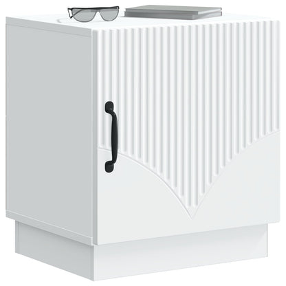 vidaXL Bedside Table 2 pcs White 43 x 34.5 x 47 cm Engineered Wood
