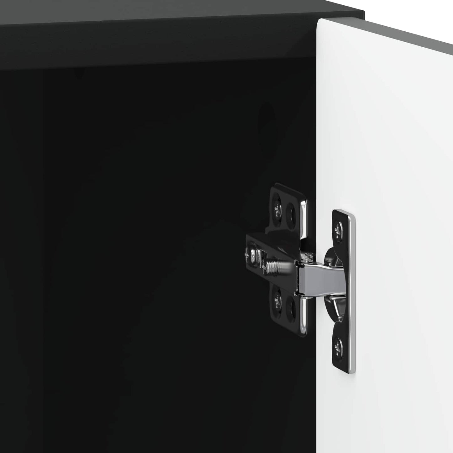 vidaXL Bedside Table 2 pcs Black 43 x 34.5 x 47 cm Engineered Wood