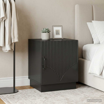 vidaXL Bedside Table 2 pcs Black 43 x 34.5 x 47 cm Engineered Wood
