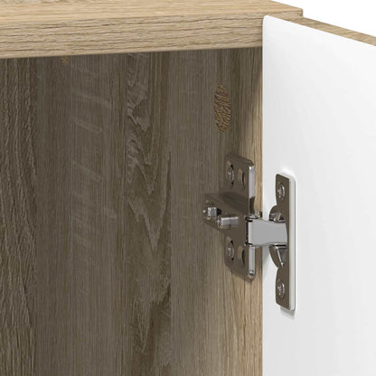vidaXL Bedside Table Sonoma Oak 43 x 34.5 x 47 cm Engineered Wood