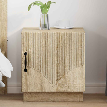 vidaXL Bedside Table Sonoma Oak 43 x 34.5 x 47 cm Engineered Wood