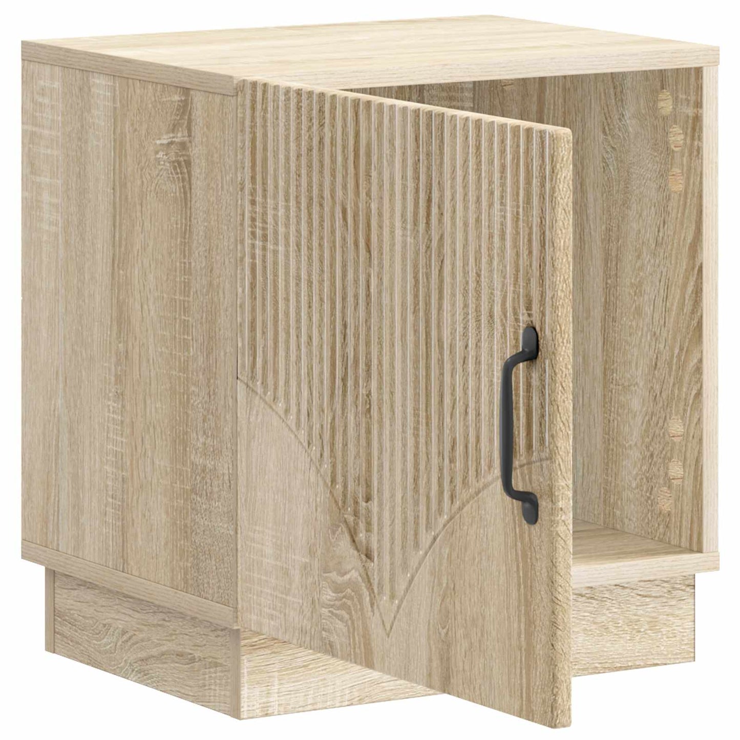 vidaXL Bedside Table Sonoma Oak 43 x 34.5 x 47 cm Engineered Wood