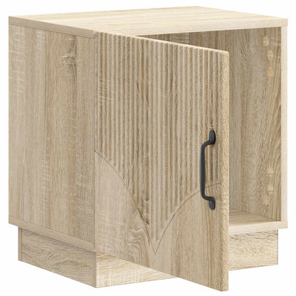 vidaXL Bedside Table Sonoma Oak 43 x 34.5 x 47 cm Engineered Wood