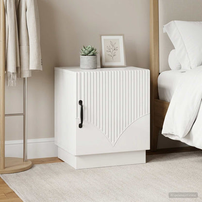 vidaXL Bedside Table 2 pcs High Gloss White 43 x 34.5 x 47 cm