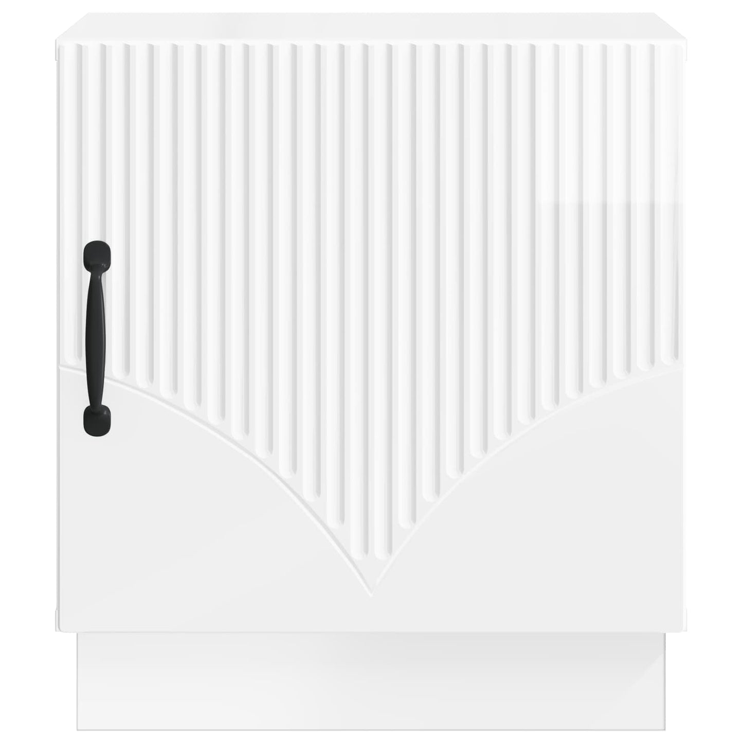 vidaXL Bedside Table 2 pcs High Gloss White 43 x 34.5 x 47 cm