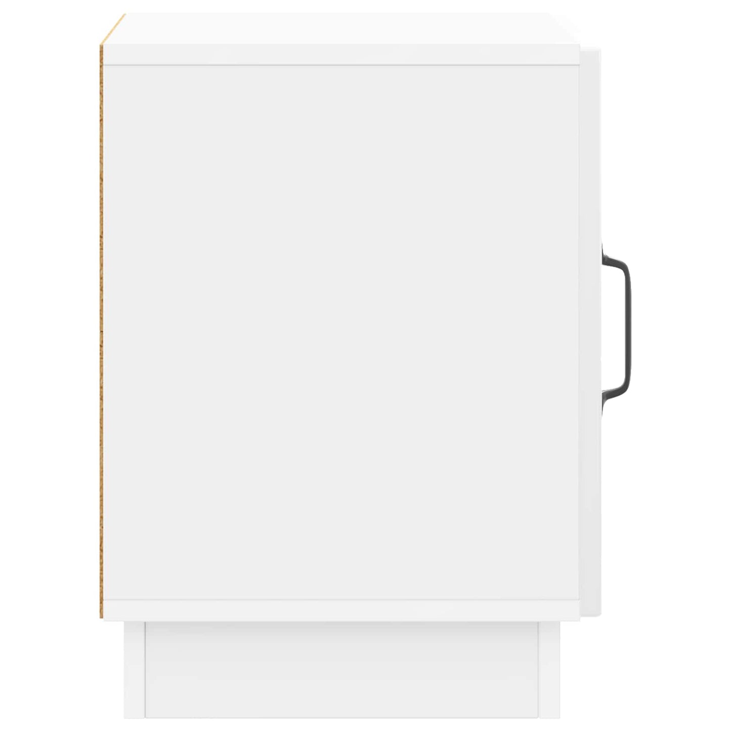 vidaXL Bedside Table 2 pcs High Gloss White 43 x 34.5 x 47 cm
