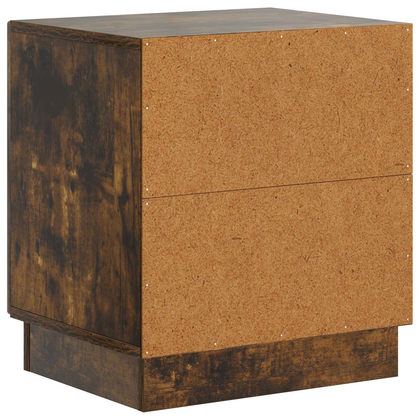 vidaXL Bedside Table Smoked Oak 43 x 34.5 x 47 cm Engineered Wood