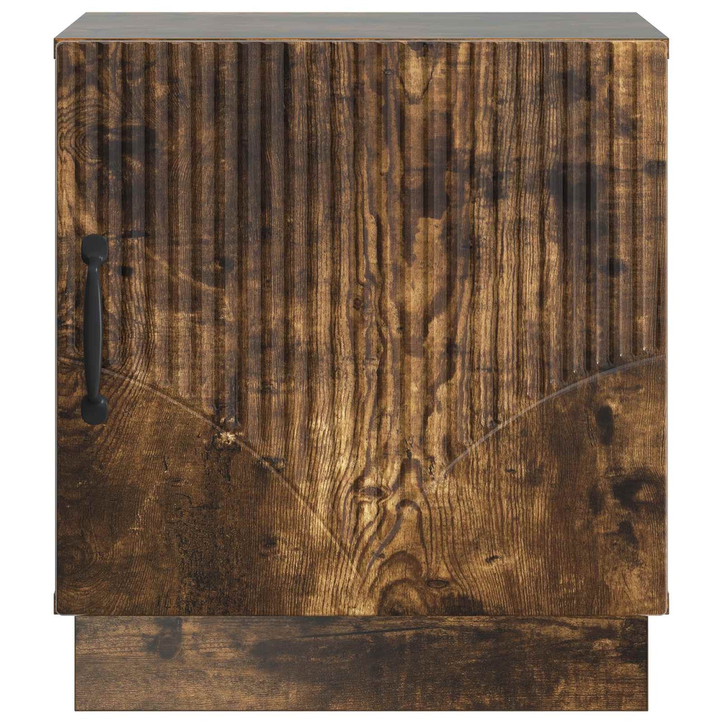 vidaXL Bedside Table Smoked Oak 43 x 34.5 x 47 cm Engineered Wood