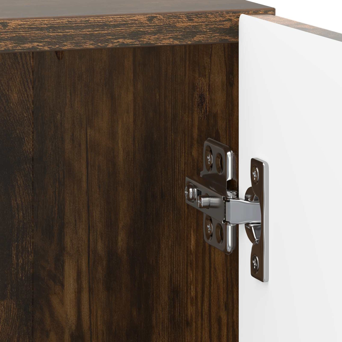 vidaXL Bedside Table 2 pcs Smoked Oak 43 x 34.5 x 47 cm