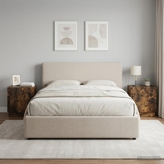 vidaXL Bedside Table 2 pcs Smoked Oak 43 x 34.5 x 47 cm