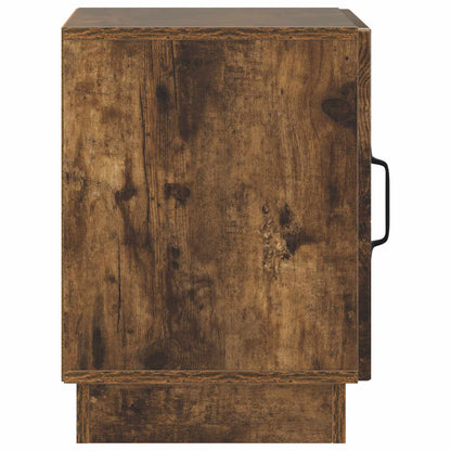 vidaXL Bedside Table 2 pcs Smoked Oak 43 x 34.5 x 47 cm