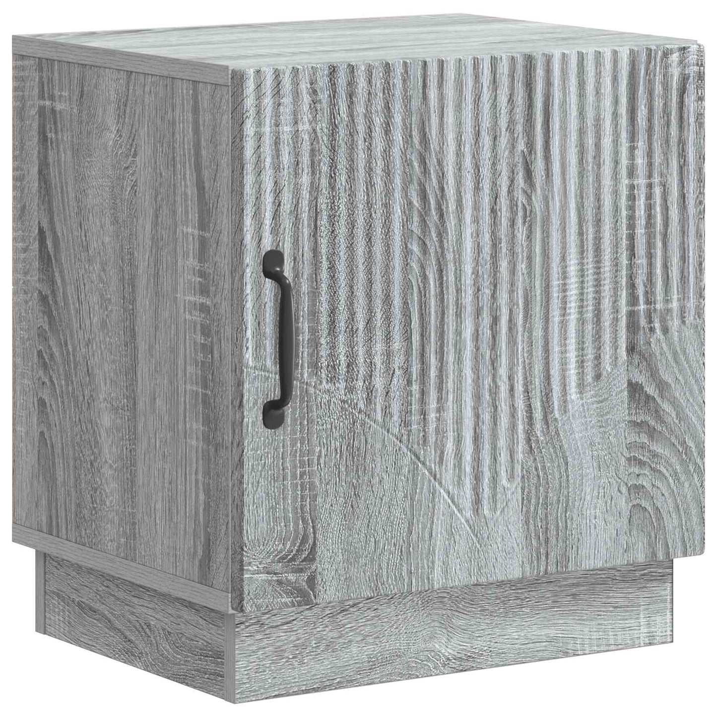 vidaXL Bedside Table Grey Sonoma 43 x 34.5 x 47 cm Engineered Wood