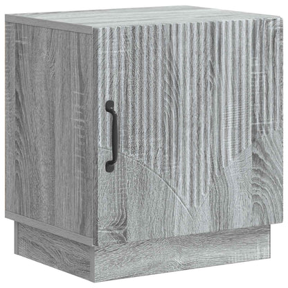 vidaXL Bedside Table Grey Sonoma 43 x 34.5 x 47 cm Engineered Wood