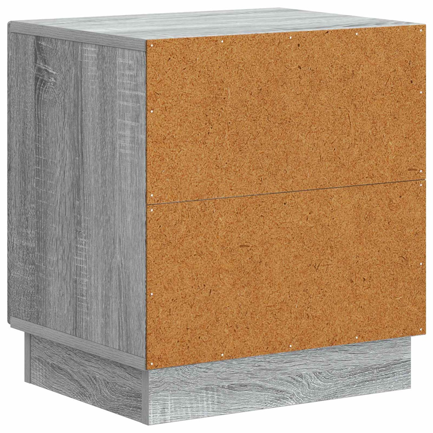 vidaXL Bedside Table Grey Sonoma 43 x 34.5 x 47 cm Engineered Wood
