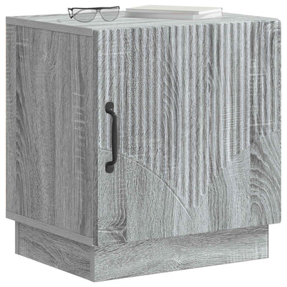 vidaXL Bedside Table Grey Sonoma 43 x 34.5 x 47 cm Engineered Wood
