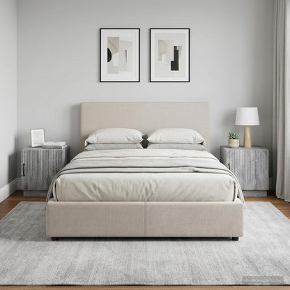 vidaXL Bedside Table 2 pcs Grey Sonoma 43 x 34.5 x 47 cm