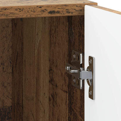 vidaXL Bedside Table Old Wood 43 x 34.5 x 47 cm Engineered Wood